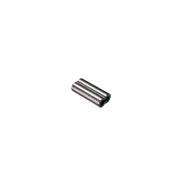 Metal cylindrical object on a white background