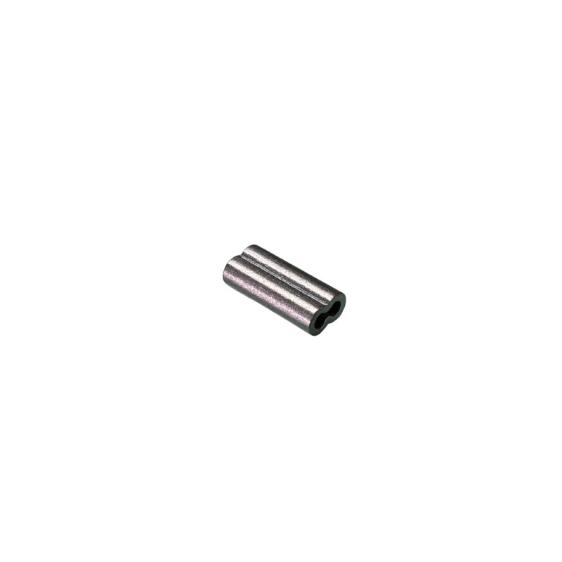 Metal cylindrical object on a white background