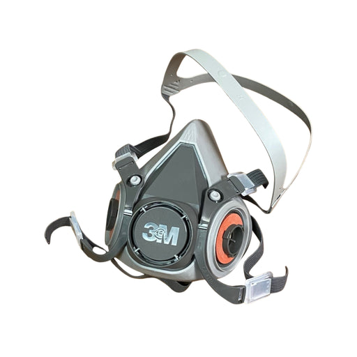 3M half-mask respirator on a white background