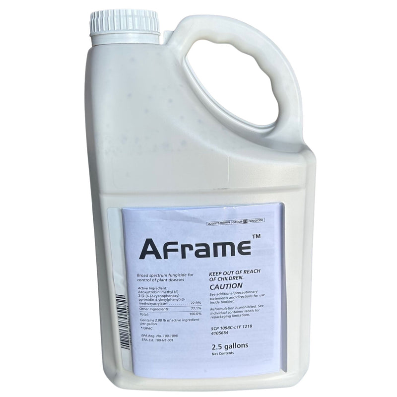 White container labeled 'Aframe' on a white background