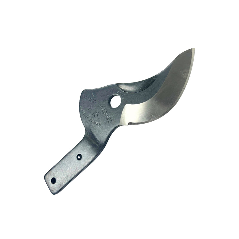 a pruning lopper blade against a white background