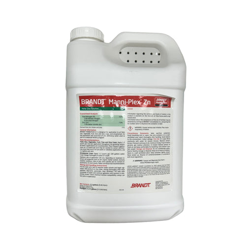White container with 'Brandt Manni-Plex Zn' label on a white background
