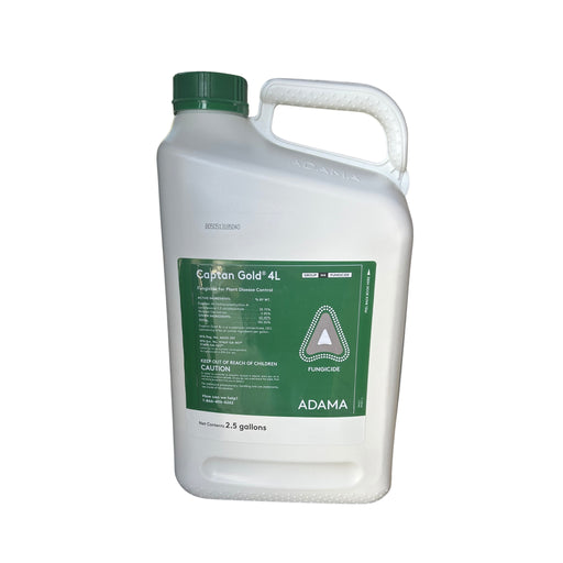 a white jug with a green label and a green cap against a white background