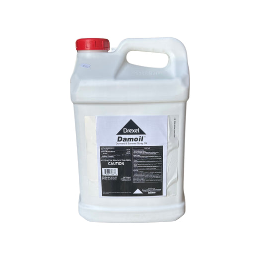 a white jug with a black label against a white background