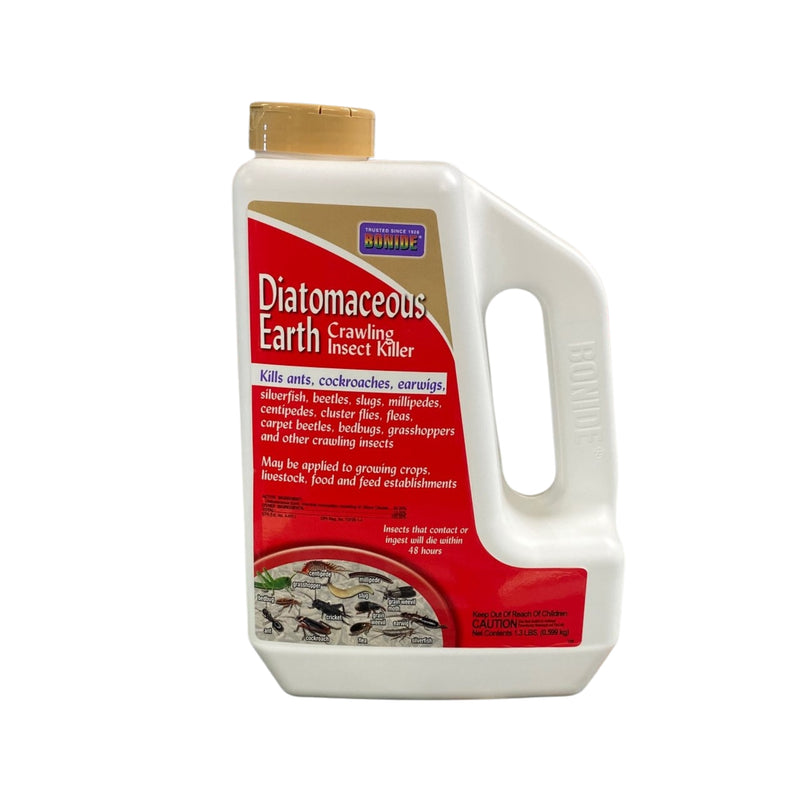 Diatomaceous Earth product container on a white background