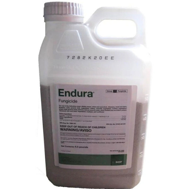 Jug of Endura Fungicide on a white background
