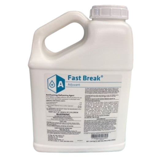White container of Fast Break Adjuvant on a white background