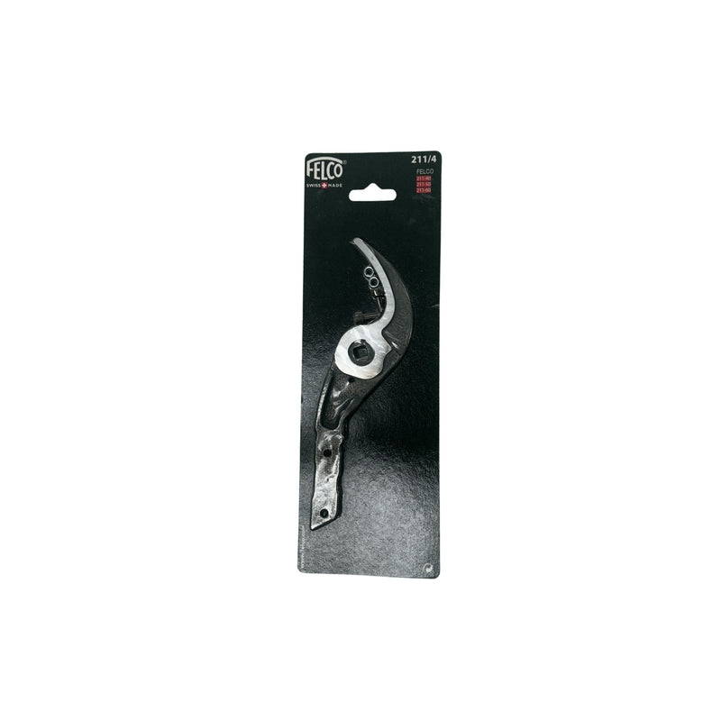 a counter-blade, 2 nuts and 2 bolts wrapped in black packaging against a white background