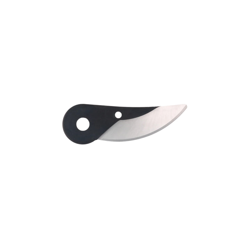 a pruning shear blade against a white background