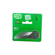a pruning shear blade in a green package labeled Felco 5/3 on a white background