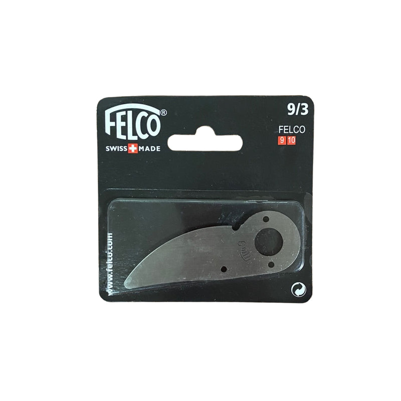 a pruning blade in black packaging with the label Felco 9/3 against a white background