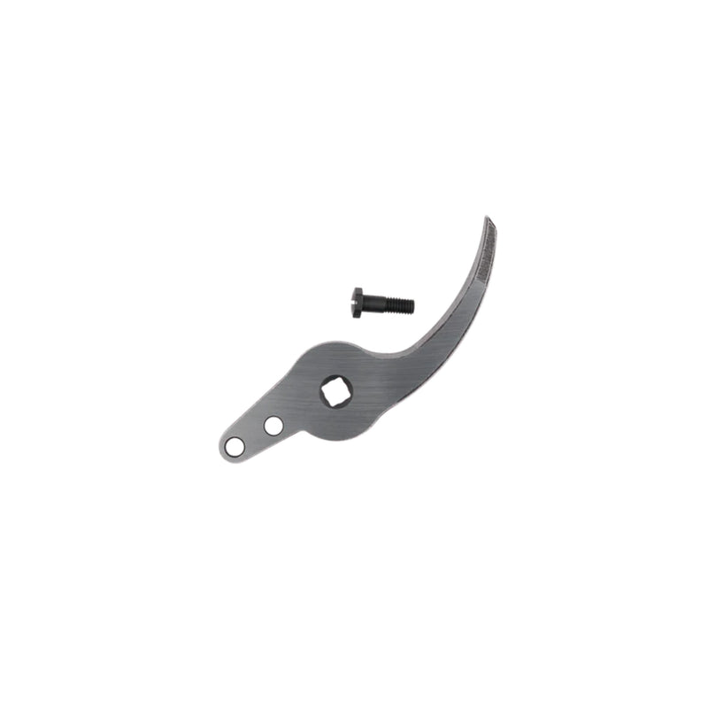 Pruning Shear counter-blade with a screw on a white background