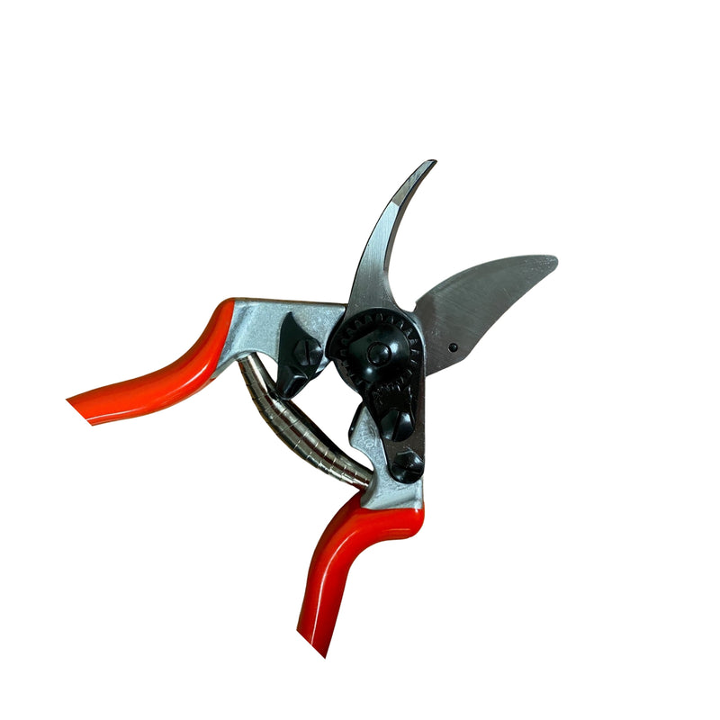 a pair of Felco F6 Pruning Shears with the blades open on a white background