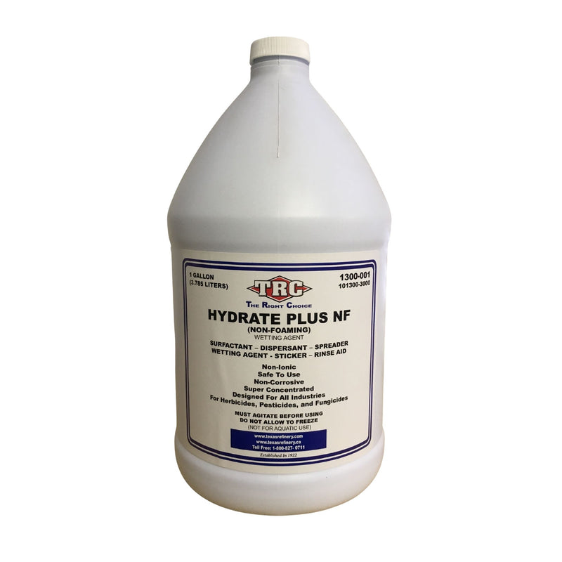 White bottle of Hydrate Plus NF with a label on a white background
