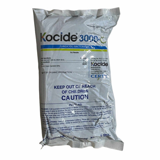 Kocide 3000-C pesticide package on a white background