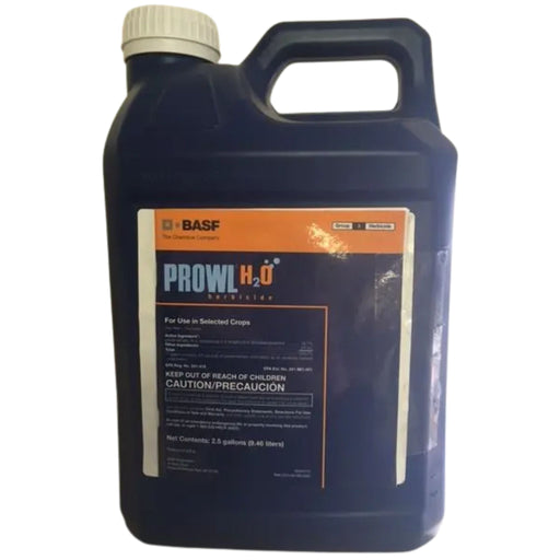 Dark blue BASF Prowl H2O container on a white background