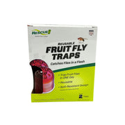 Rescue reusable fruit fly traps packaging on a white background
