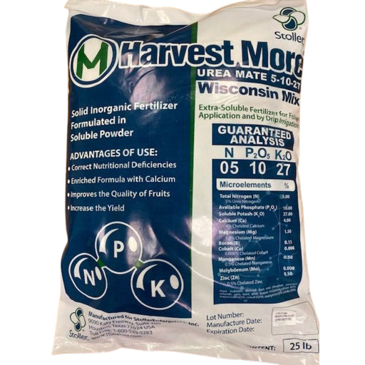 Harvest More Urea Mate fertilizer package on a white background