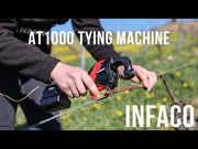 Video showing how AT1000 tying machine works
