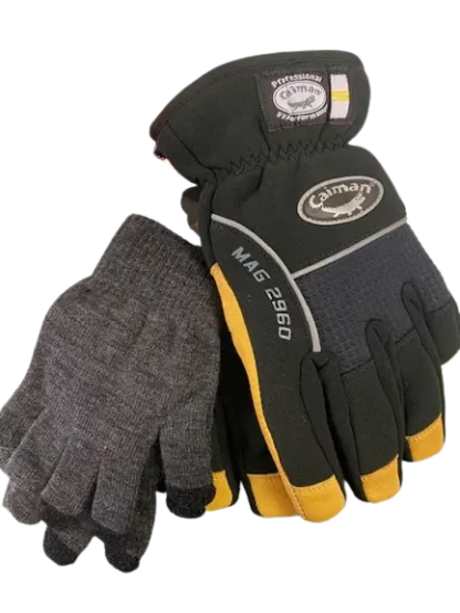 Caiman 2960 Waterproof Pig Grain Leather Winter Glove
