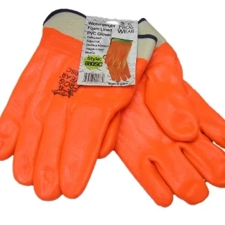 Frog Wear Winterweight Foam Lined PVC Gloves